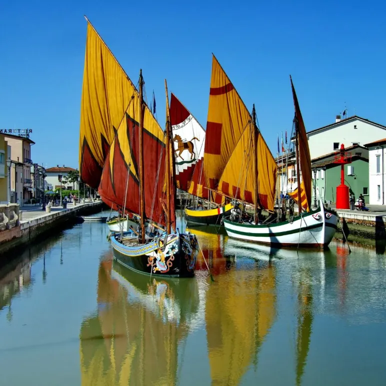 Vecchie barche a vela del Museo della Marineria